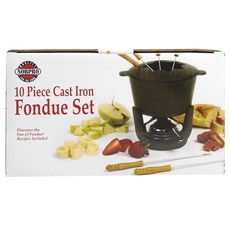 Norpro 鑄鐵퐁듀組, 1個, 黑色