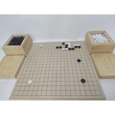 精瓷圍棋套組 加重圍棋 五子棋 棋盤 棋罐, 精瓷+松木罐+貼皮棋盤 (可超商)