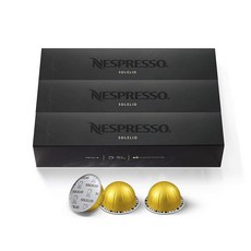 NESPRESSO Vertuo Mild輕度烘焙膠囊咖啡 Solelio款, 30件