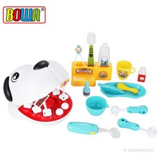 BOWA 寵物牙醫玩具組 8392 仿真模擬狗狗護牙教具, 多種顏色