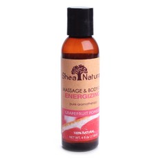 SHEA NATURAL 按摩和身體油提神柚柚, 1個, 118ml