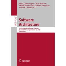 (英文圖書) Software Architecture: 17th European Conference Ecsa 2023 Istanbul Turkey September 18-22... 平裝版, Springer, 英文