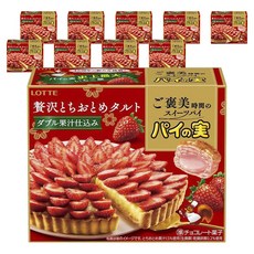 LOTTE 樂天 高級栃乙女草莓塔, 10個, 69g
