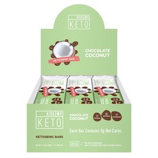 KISS MY KETO 生酮棒, 50g, 12入, Chocolate Coconut