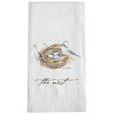 Sullivans Flare Sack Towel Nest 廚房十字架, 1個, 白色的