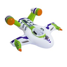 Bestway 噴射機充氣兒童泳圈 附水槍41094，兒童游泳圈，趣味造型，安全材質, 白色