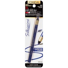 L'OREAL PARIS 巴黎萊雅 無瑕絲滑眼線筆 1.1g, 1個, 鈷藍色