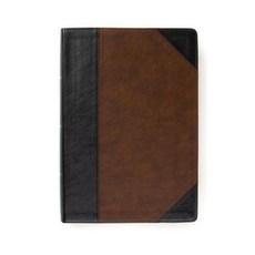 KJV Super Giant Print Reference Bible Black/Brown Leathertouch Imitation Leather, Holman Bibles, 英文, 仿皮