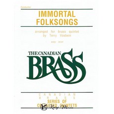 【凱翊︱Canada Brass】銅管五重奏 樂團指揮, 加拿大人銅管樂譜系列不朽的民歌指揮樂譜