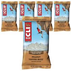 CLIF 營養能量棒 花生太妃糖口味, 5包, 68g