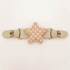 韓式小熊兒童吊帶褲防掉夾 口水巾夾 雙頭固定夾 手帕夾 幼稚園寶寶必備