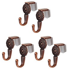 LEC金屬掛勾 H-049, 3個, 棕色