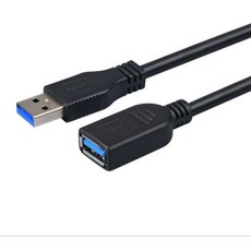 USB3.0數據延長線 1米 1.5米 2米 3米, 黑色, 1個, 1米, 1.5米, 2米, 3米