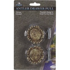 Rivers Edge 鹿角抽屜把手家具把手 657, 2入