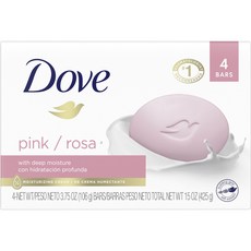 Dove 多芬 深層保濕柔膚香皂 粉紅玫瑰香, 1組, 425g