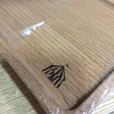 韓國櫸木無漆小托盤下午茶盤, 帳篷, 1個