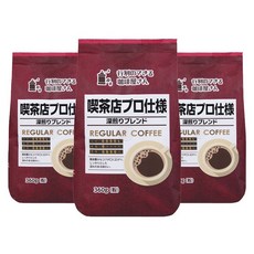 Haengnyeoliganeunghankeopi 喫茶店深度烘焙混合普通咖啡, 3個, 370g, 研磨咖啡