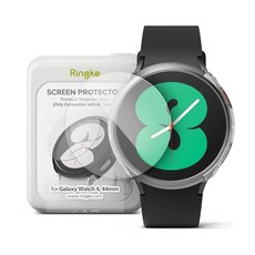 Rearth Ringke Samsung 三星 GalaxyWatch4&5&6 玻璃螢幕保護貼, 44 mm