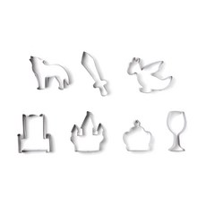 FOX RUN 餅乾模具7件組, 1個, 鐵椅爭奪賽