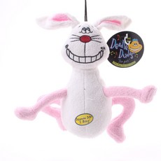 Multipet Diddle Dude 狗毛絨玩具, 1個, 兔子毛絨