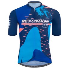 BAISKY百士奇自行車衣男款空力短車衣 永恆藍