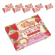 BOURBON 北日本 草莓可可風味奶油薄餅 9包入, 10個