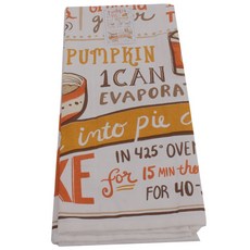 DESIGN IMPORTS 南瓜派印花餐巾, 1個, 混色