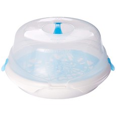 munchkin 嬰兒蒸汽奶瓶清潔器, 白色+藍色