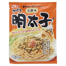 S&B 愛思必 義大利麵醬 芥末明太子口味 2份入, 1袋, 53.4g