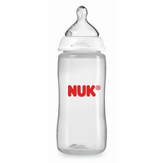 NUK 奶瓶 300ml 3入, 透明, Medium階段(0個月以上)