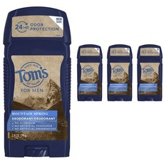 Tom's OF MAINE 男性體香劑 79g, 4個, 79克