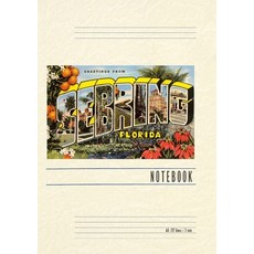 (英文圖書) Vintage Lined Notebook Greetings from Sebring Florida 平裝版, Found Image Press, 英文