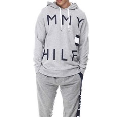 Tommy Hilfiger 法式毛圈布大Logo印花連帽T