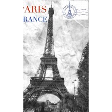 Eiffel Tower Paris black and white creative blank journal 精裝版, Blurb, 英文