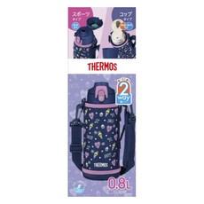 THERMOS 膳魔師 真空斷熱兩用瓶 FJJ-801WF, 1個, 800ml, 海軍藍紫色