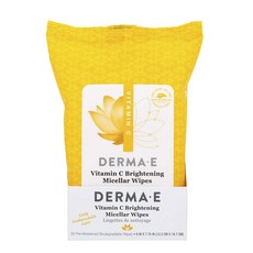 derma e 維生素C濕紙巾 15.3*19.7cm, 1個, 30件