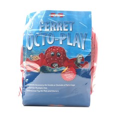 MARSHALL PET 章魚造型寵物玩具, 1個, 紅色的