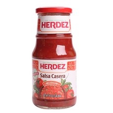 HERDEZ 手工莎莎醬 中辣, 1瓶, 454g