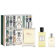 Hermes 大地冷冽之水淡香精 100ml+12.5ml+沐浴精80ml禮盒組, 1組