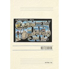 (英文圖書) Vintage Lined Notebook Greetings from Coney Island New York 平裝版, Found Image Press, 英文