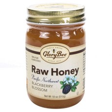 GloryBee 黑莓花生蜂蜜, 510克, 1個