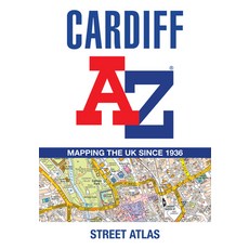 (英文圖書) Cardiff A-Z Street Atlas 平裝版, Geographers' A-Z Map Compan..., 英文