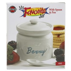 NORPRO 我喜歡的玻璃瓶中的勺子和筆, 1個, 295.7毫升