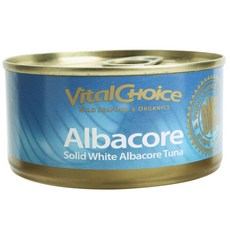 Vital Choice Solid white野生長鰭鮪魚罐頭, 1罐, 170g