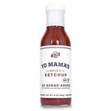 yo mama's foods 辣番茄醬, 1個, 397g