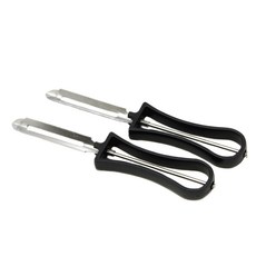 CHEF CRAFT 蔬菜削皮器, 2件, 黑色的