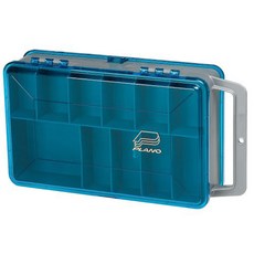 PLANO 側踢Tackle Box 3215-08, 灰色+藍色