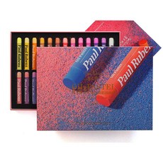 魯本斯馬卡龍色油畫棒24色36色，色彩柔和粉嫩，質地細膩柔滑，輕鬆上色，疊色效果自然, 24色, 1套裝