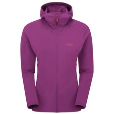【野外營】英國 RAB Borealis Hoody 連帽夾克 女款 QWS77 運動 登山 外套, 洋李紫, 1個