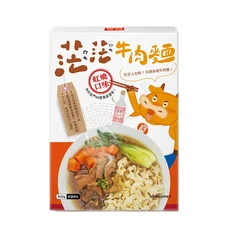 良金牧場 茫茫牛肉麵 紅燒口味，內附金門高粱酒包，湯頭濃郁，牛肉鮮嫩多汁，方便即食, 530g, 1個